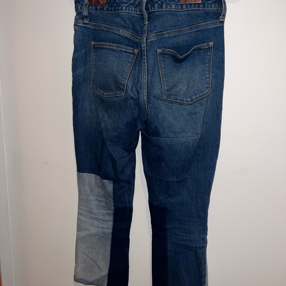 Target (Universal Thread) Cropped Patchwork Jeans - Picture 3 of 3